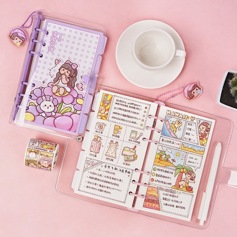 Rainbow Best Friends Travelling Journal Set - Kawaiies - Adorable - Cute - Plushies - Plush - Kawaii