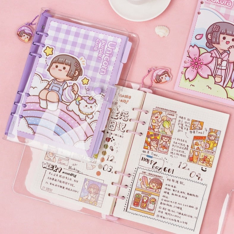 Rainbow Best Friends Travelling Journal Set - Kawaiies - Adorable - Cute - Plushies - Plush - Kawaii