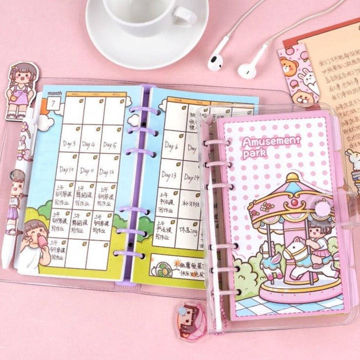Rainbow Best Friends Travelling Journal Set - Kawaiies - Adorable - Cute - Plushies - Plush - Kawaii