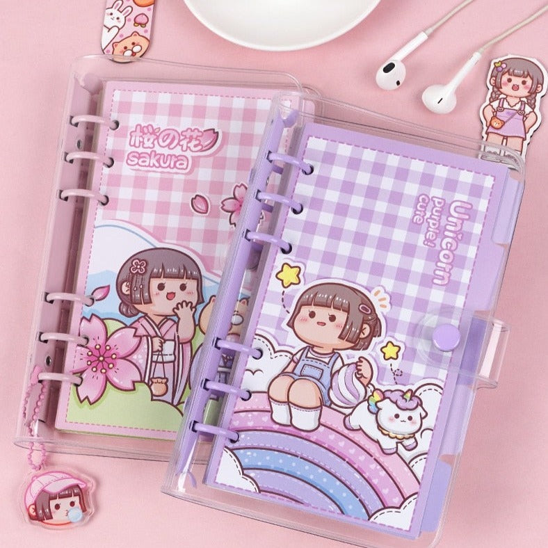Rainbow Best Friends Travelling Journal Set - Kawaiies - Adorable - Cute - Plushies - Plush - Kawaii