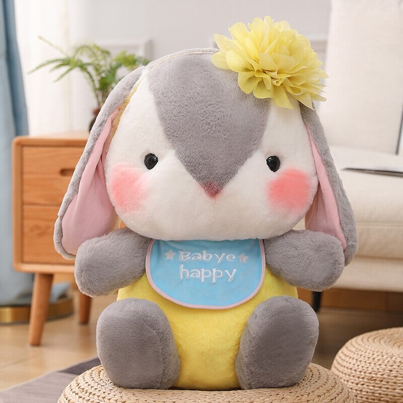Rainbow Blushing Bunny Plushies - Kawaiies - Adorable - Cute - Plushies - Plush - Kawaii