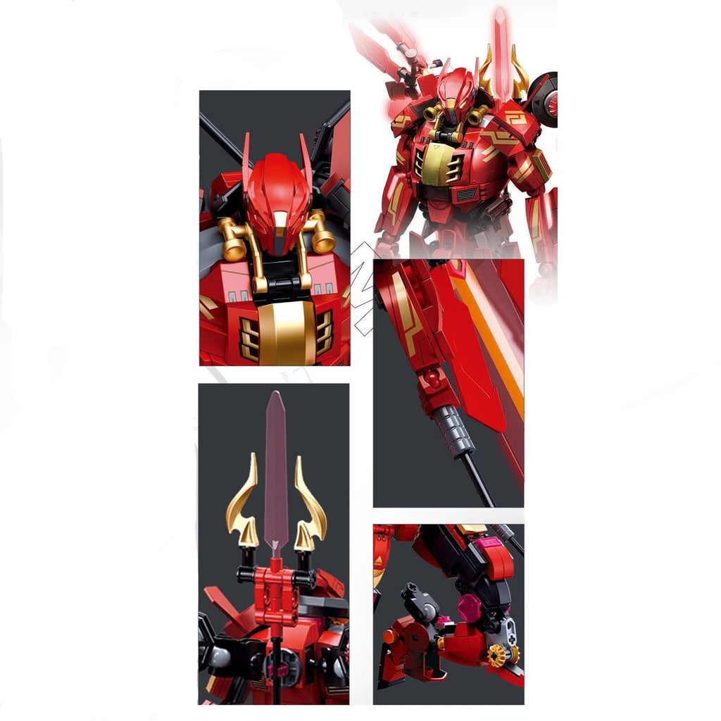 Red Beetle Goku Saberbot Building Blocks - Kawaiies - Adorable - Cute - Plushies - Plush - Kawaii
