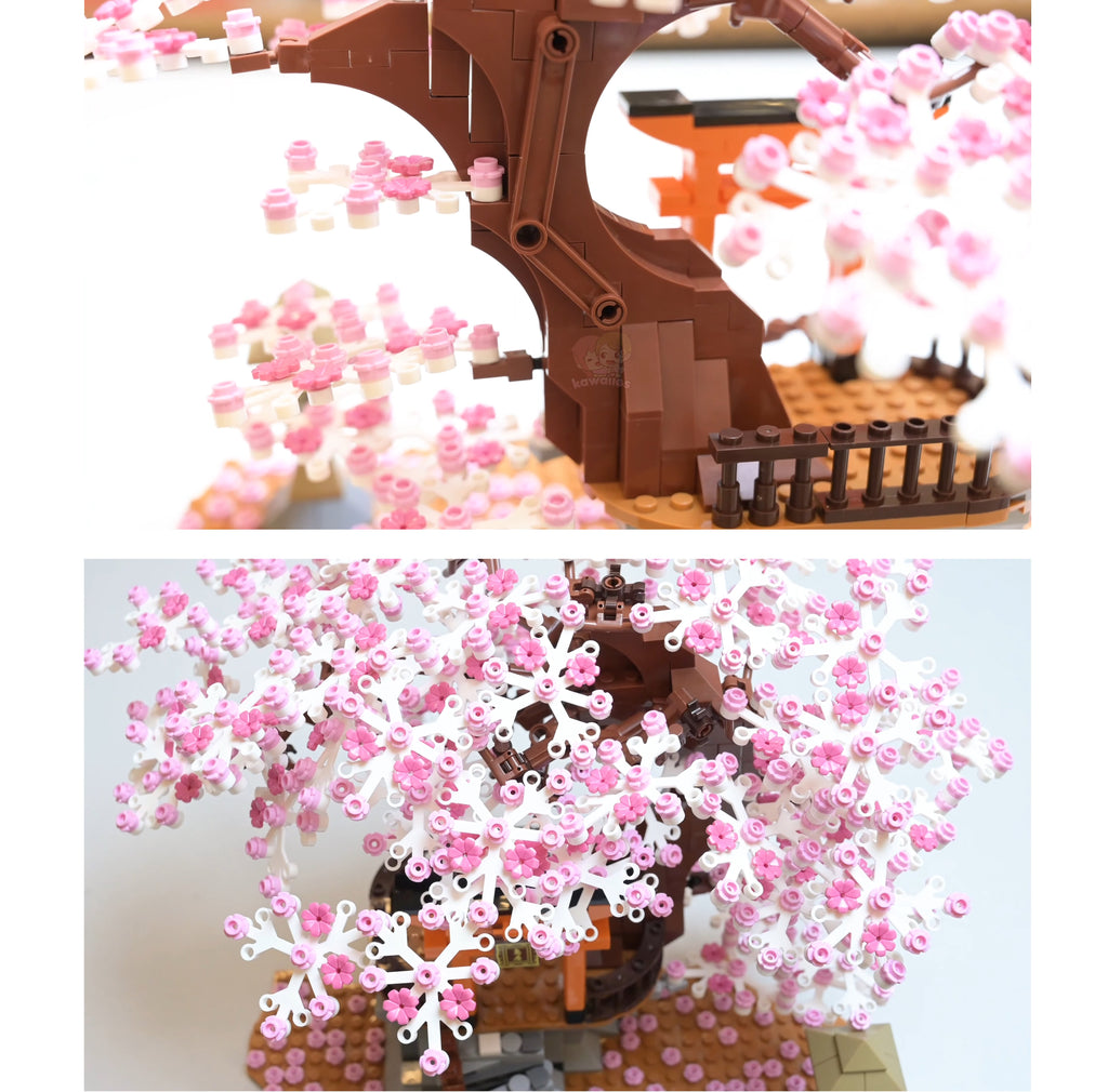 Romantic Light Up Japanese Cherry Blossom Tree Building Sets | Special Edition - Kawaiies - Adorable - Cute - Plushies - Plush - Kawaii