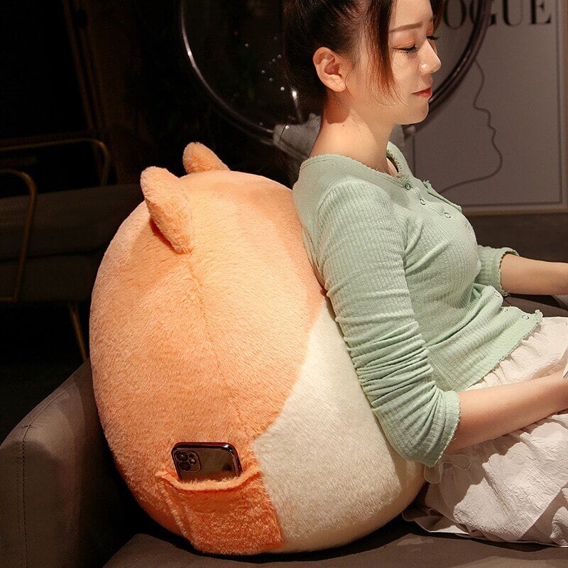 Round Cat Bunny Fox Pillow Plushie Collection - Kawaiies - Adorable - Cute - Plushies - Plush - Kawaii