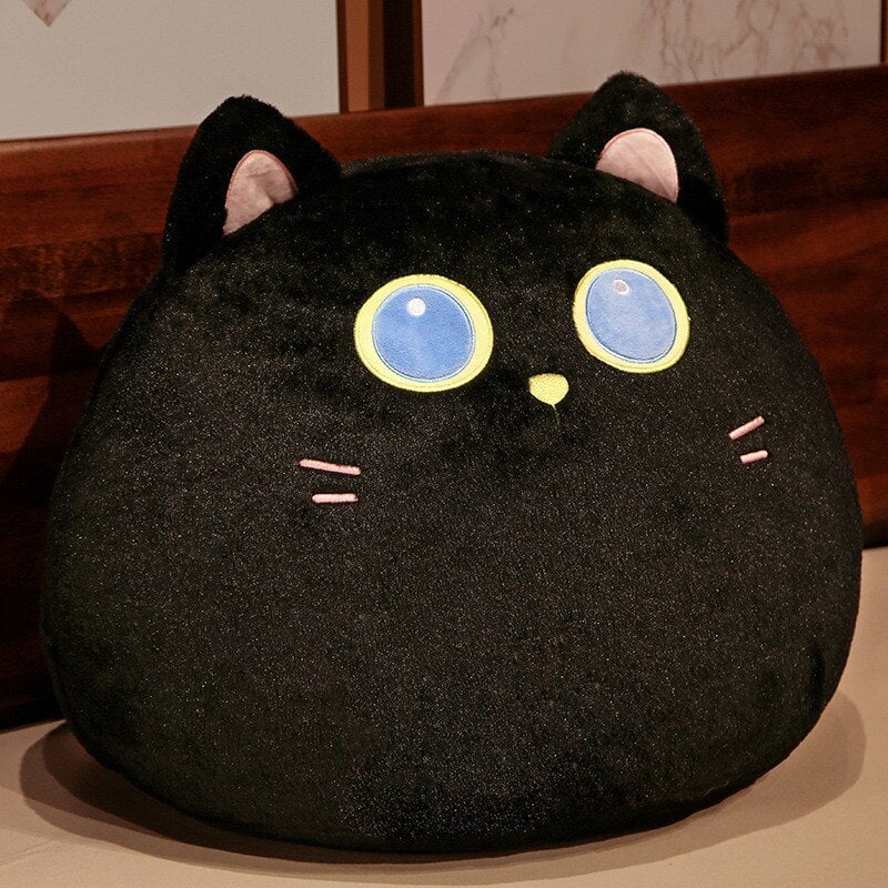 Round Cat Bunny Fox Pillow Plushie Collection - Kawaiies - Adorable - Cute - Plushies - Plush - Kawaii