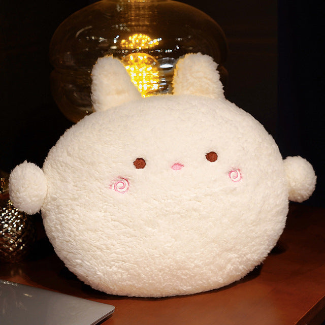 Round Fluffy Animal Pillow Plushie Collection - Kawaiies - Adorable - Cute - Plushies - Plush - Kawaii