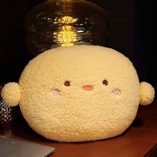 Round Fluffy Animal Pillow Plushie Collection - Kawaiies - Adorable - Cute - Plushies - Plush - Kawaii