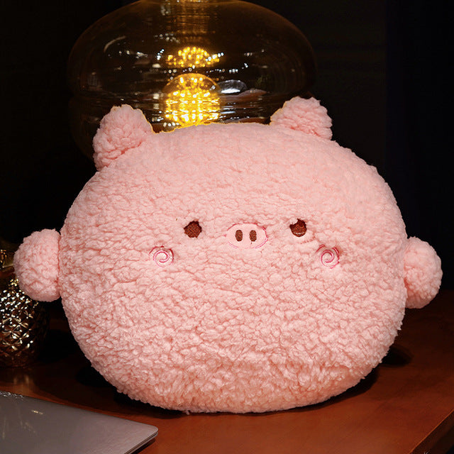 Round Fluffy Animal Pillow Plushie Collection - Kawaiies - Adorable - Cute - Plushies - Plush - Kawaii