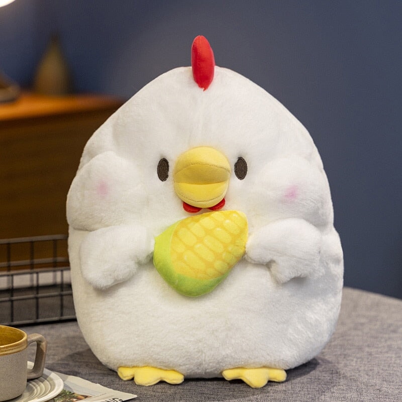 kawaiies-softtoys-plushies-kawaii-plush-Round Fluffy Chonky Squad Plushies | NEW Soft toy Chick 25cm 