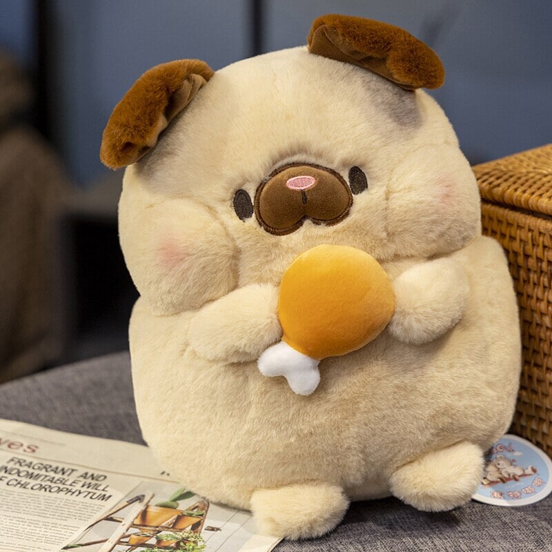 kawaiies-softtoys-plushies-kawaii-plush-Round Fluffy Chonky Squad Plushies | NEW Soft toy Dog 25cm 
