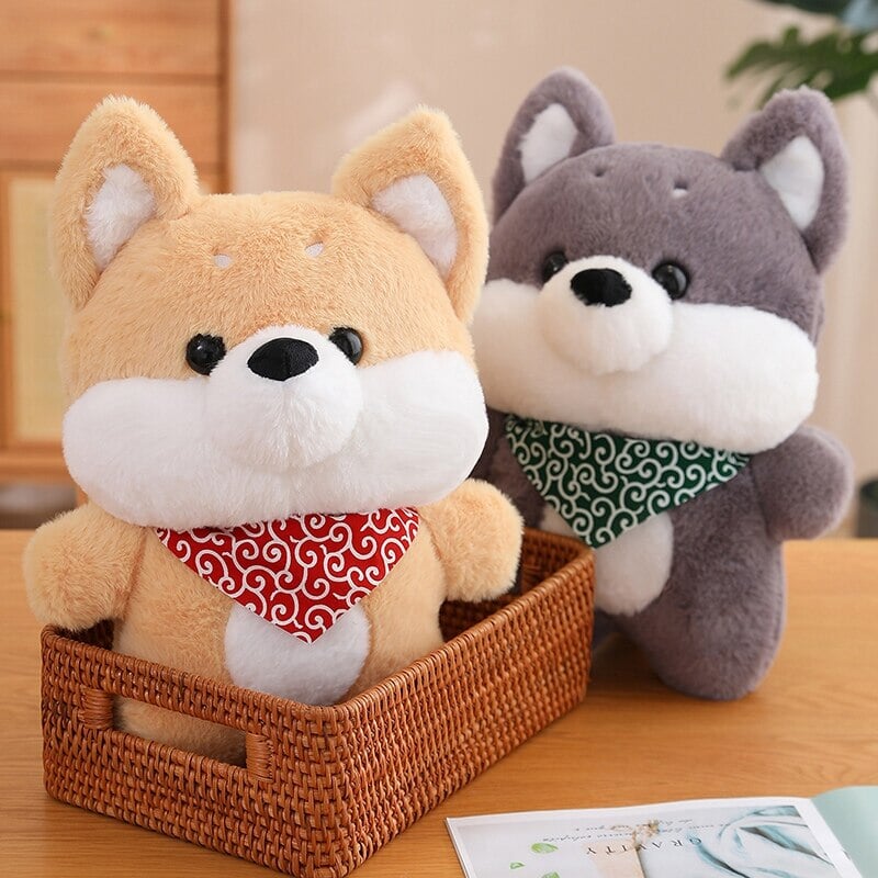 Runa and Taro the Shiba Plushies - Kawaiies - Adorable - Cute - Plushies - Plush - Kawaii