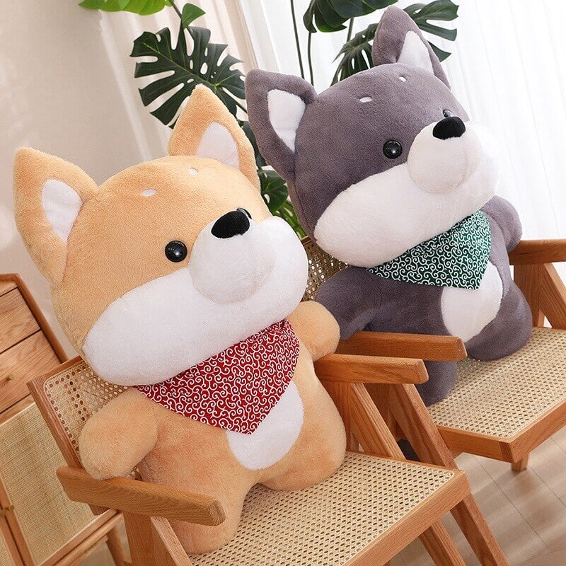 Runa and Taro the Shiba Plushies - Kawaiies - Adorable - Cute - Plushies - Plush - Kawaii