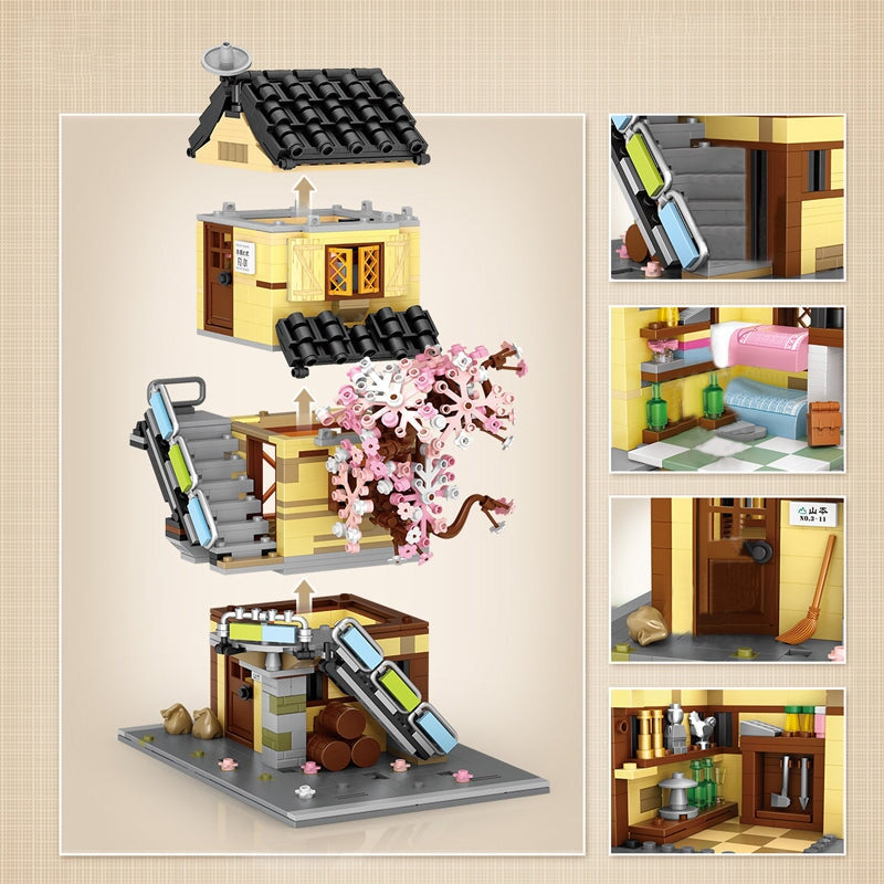 Sakura Stores Micro Building Set - Kawaiies - Adorable - Cute - Plushies - Plush - Kawaii