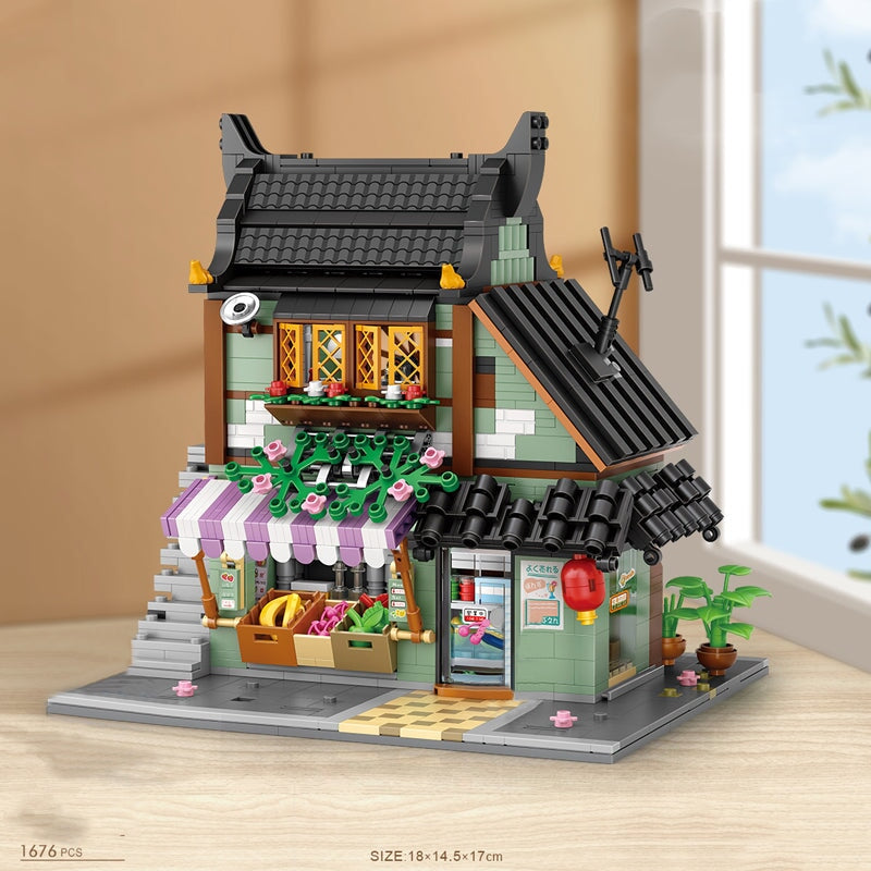 Sakura Stores Micro Building Set - Kawaiies - Adorable - Cute - Plushies - Plush - Kawaii