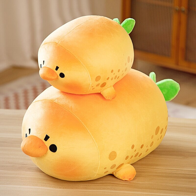 Sandy the Mango Seal Plushie - Kawaiies - Adorable - Cute - Plushies - Plush - Kawaii