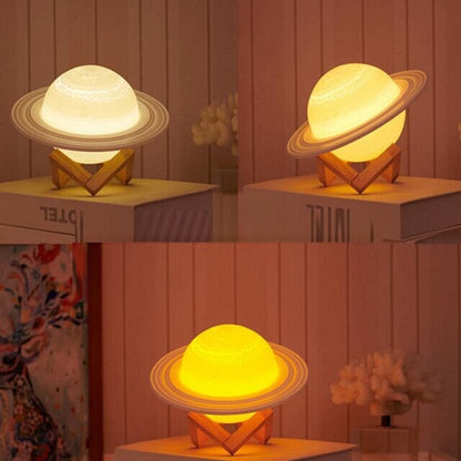 Saturn Table Lamp - Kawaiies - Adorable - Cute - Plushies - Plush - Kawaii