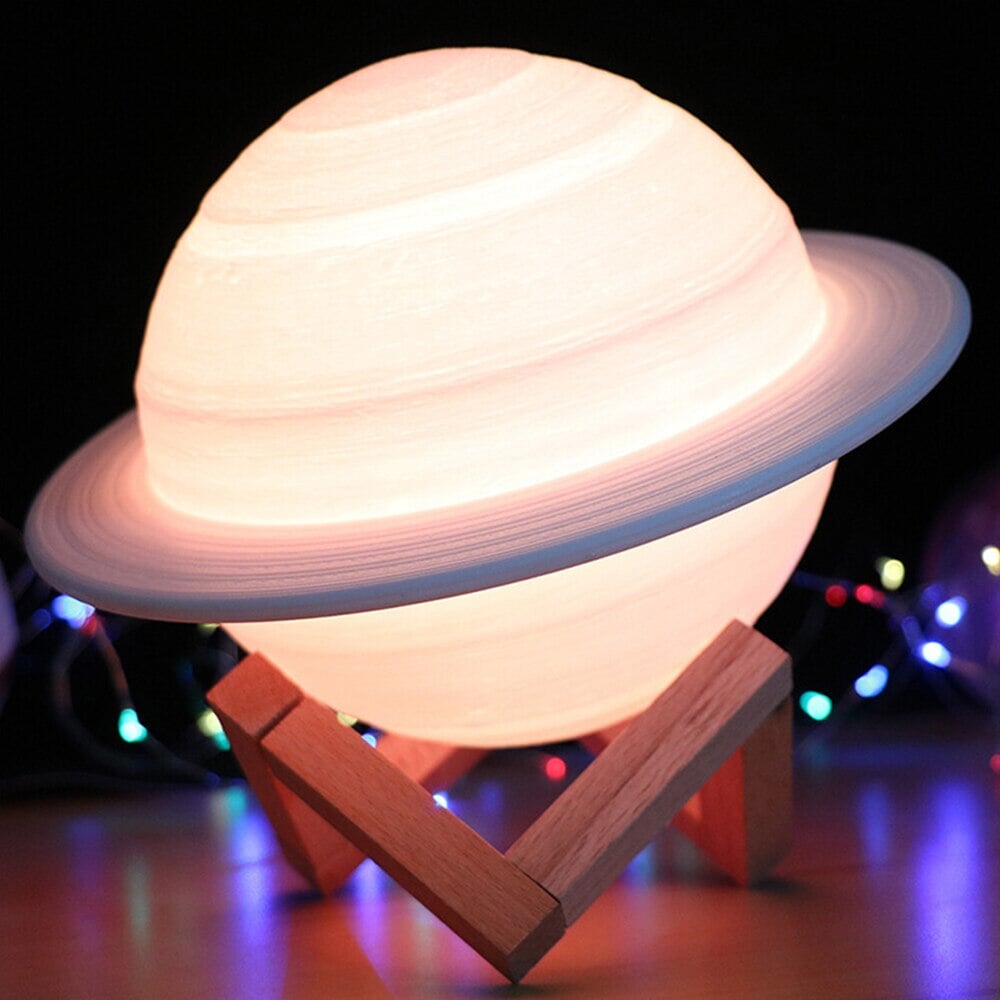 Saturn Table Lamp - Kawaiies - Adorable - Cute - Plushies - Plush - Kawaii