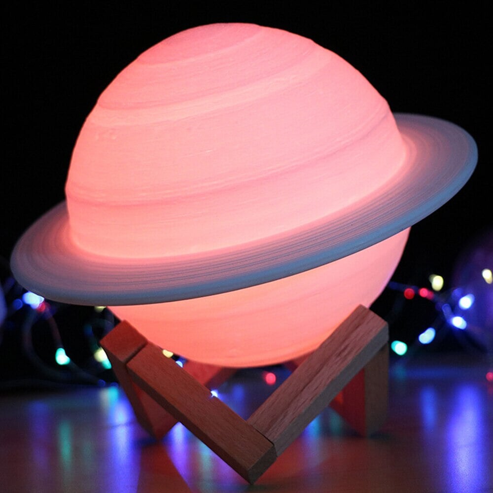 Saturn Table Lamp - Kawaiies - Adorable - Cute - Plushies - Plush - Kawaii