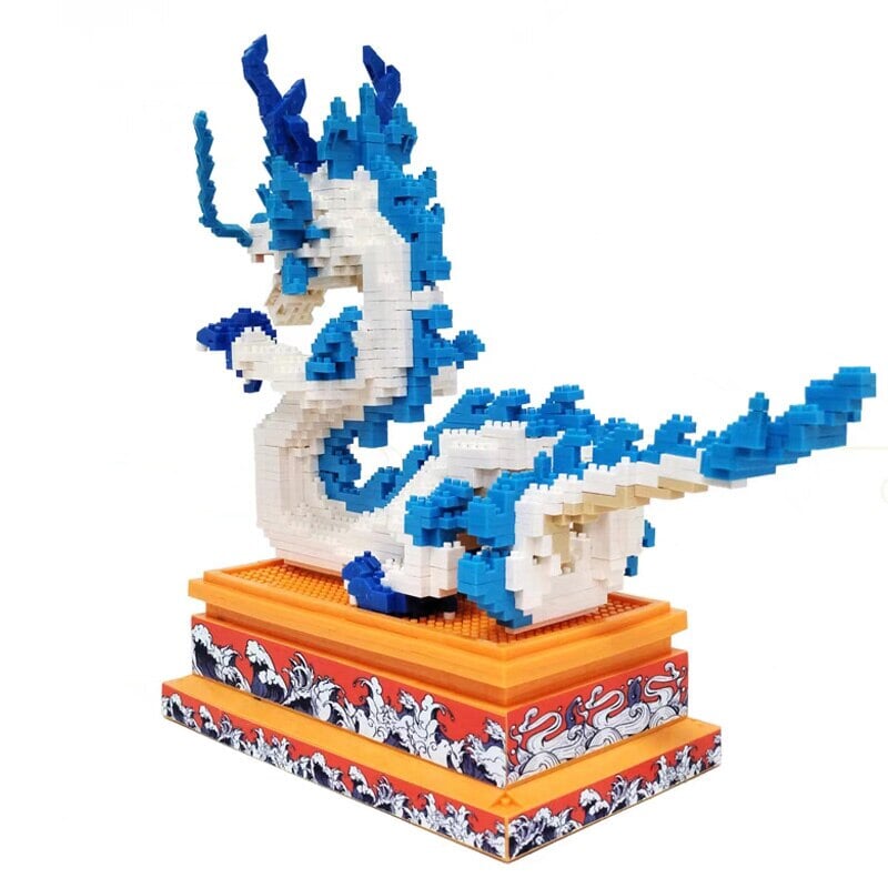 kawaiies-softtoys-plushies-kawaii-plush-Sea Dragon Statue Nano Building Blocks | NEW Build it 
