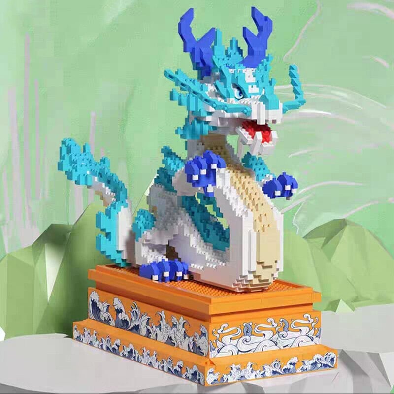 kawaiies-softtoys-plushies-kawaii-plush-Sea Dragon Statue Nano Building Blocks | NEW Build it 