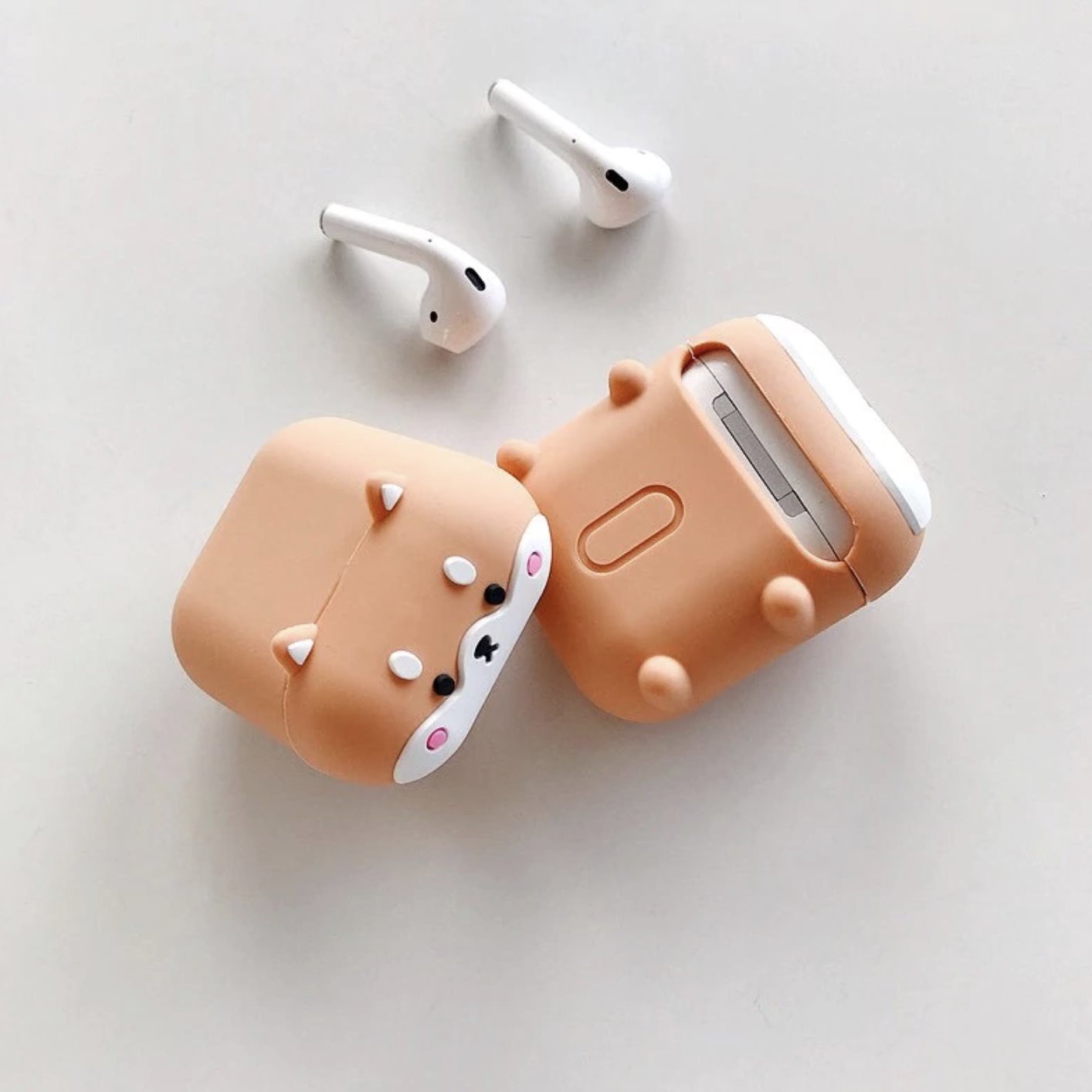 Cute Japanese Dog AirPods Case for Apple AirPods 1 and 2 only –