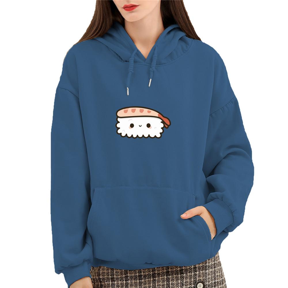 Shrimp Nigiri Sushi Part-Cotton Hoodie - Kawaiies - Adorable - Cute - Plushies - Plush - Kawaii