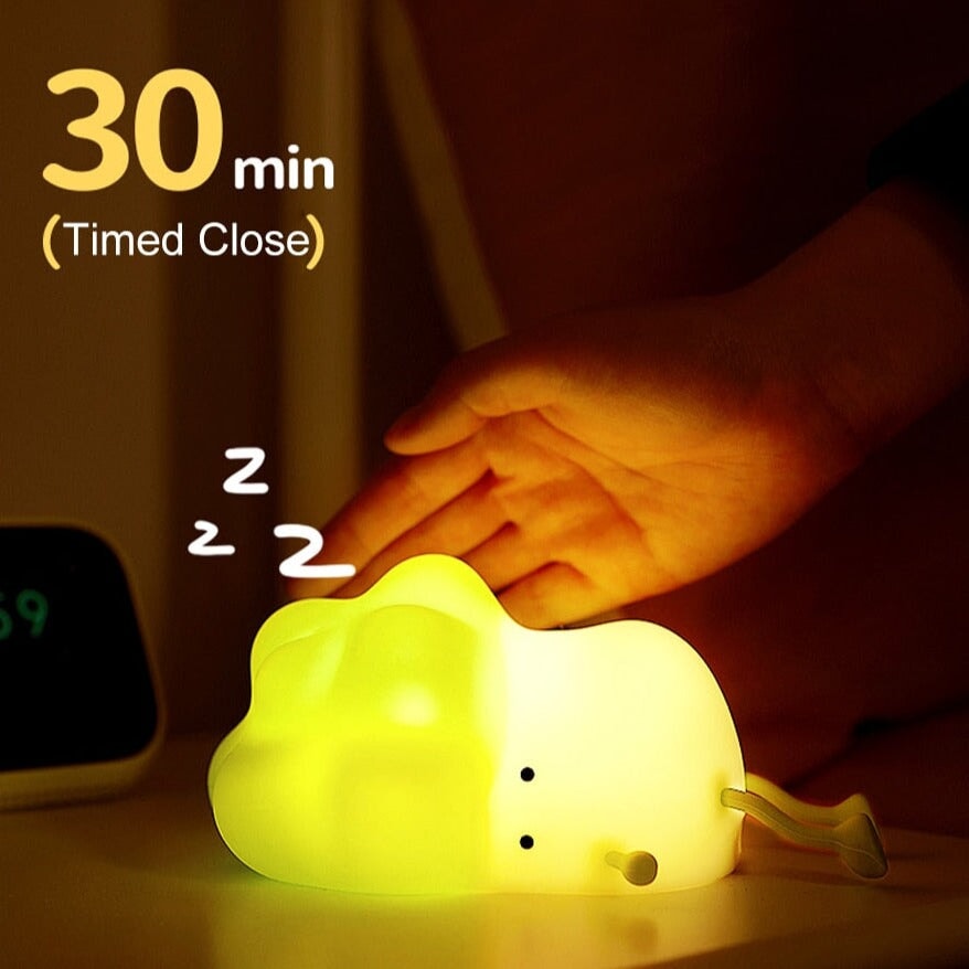 Sleeping Broccoli LED Night Light - Kawaiies - Adorable - Cute - Plushies - Plush - Kawaii
