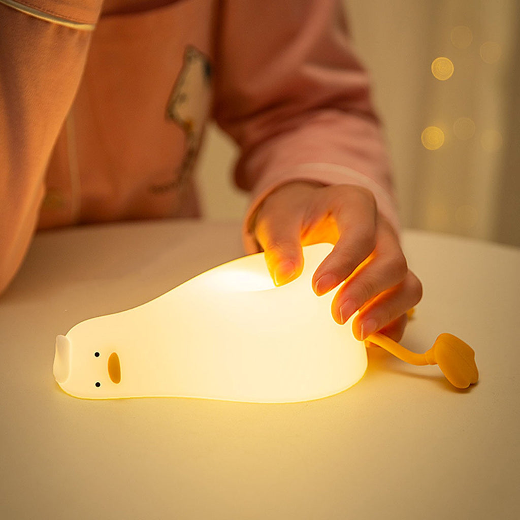 Sleeping Duck LED Night Light - Kawaiies - Adorable - Cute - Plushies - Plush - Kawaii