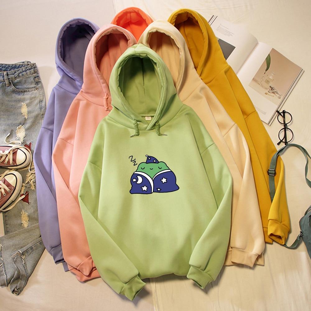 Sleeping Frog Hoodies - Kawaiies - Adorable - Cute - Plushies - Plush - Kawaii