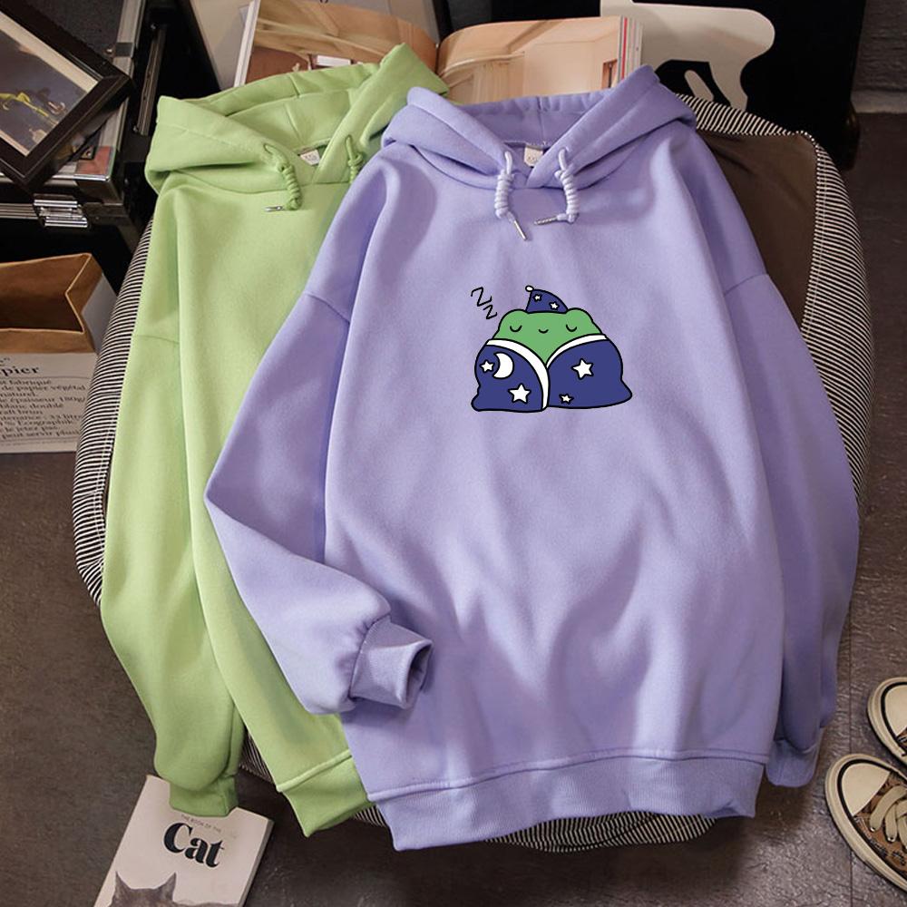 Sleeping Frog Hoodies - Kawaiies - Adorable - Cute - Plushies - Plush - Kawaii