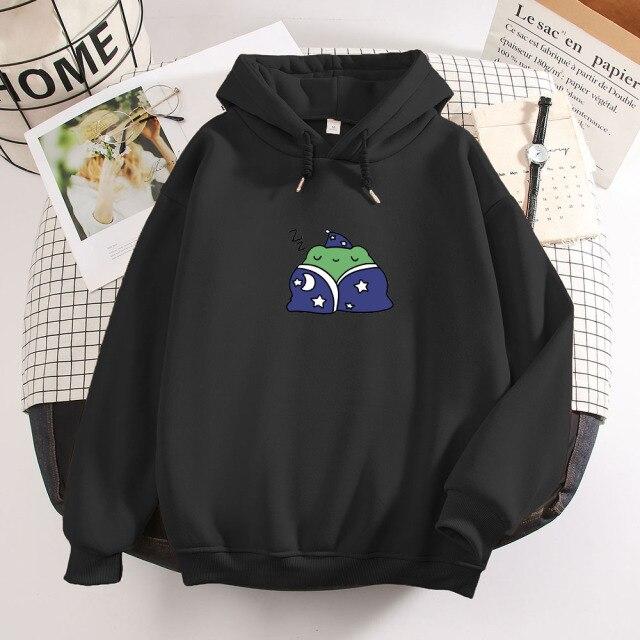 Frog hoodie top men