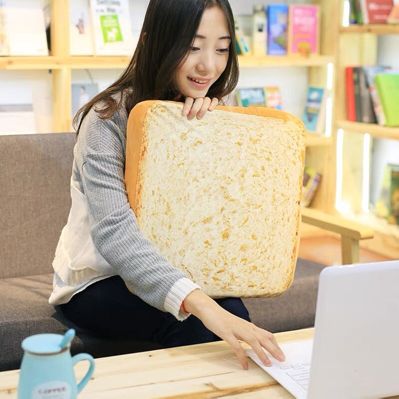 Slice of White Bread Pet Cat Dog Bed - Kawaiies - Adorable - Cute - Plushies - Plush - Kawaii