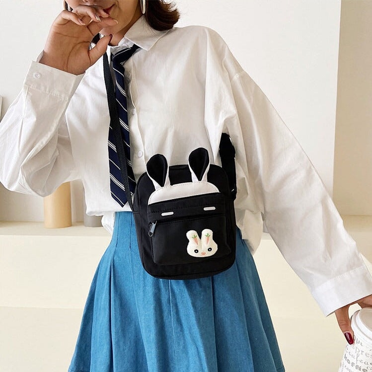 Small Bunny Ears Side Bag - Kawaiies - Adorable - Cute - Plushies - Plush - Kawaii