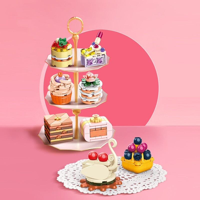 Small Cup Cake Dessert Building Set Collection - Kawaiies - Adorable - Cute - Plushies - Plush - Kawaii