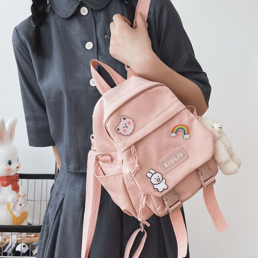 Small Cute Bear Friend Backpack & Sidebag – Kawaiies