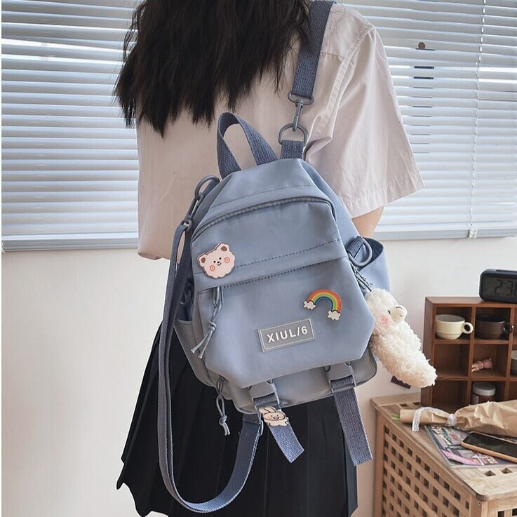 Suitable for boys and girls] Side backpack / crossbody bag small