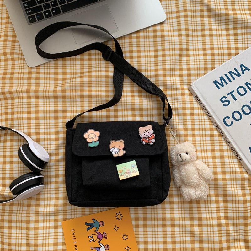 Small Cute Friends Satchel Shoulder Bag - Kawaiies - Adorable - Cute - Plushies - Plush - Kawaii