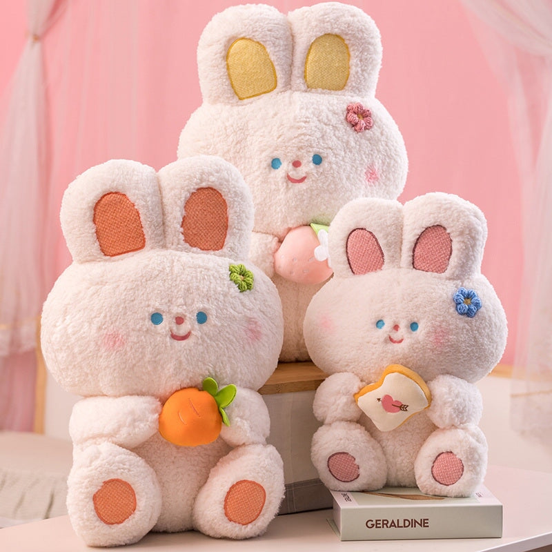 Smiley Rabbit Plushies - Kawaiies - Adorable - Cute - Plushies - Plush - Kawaii