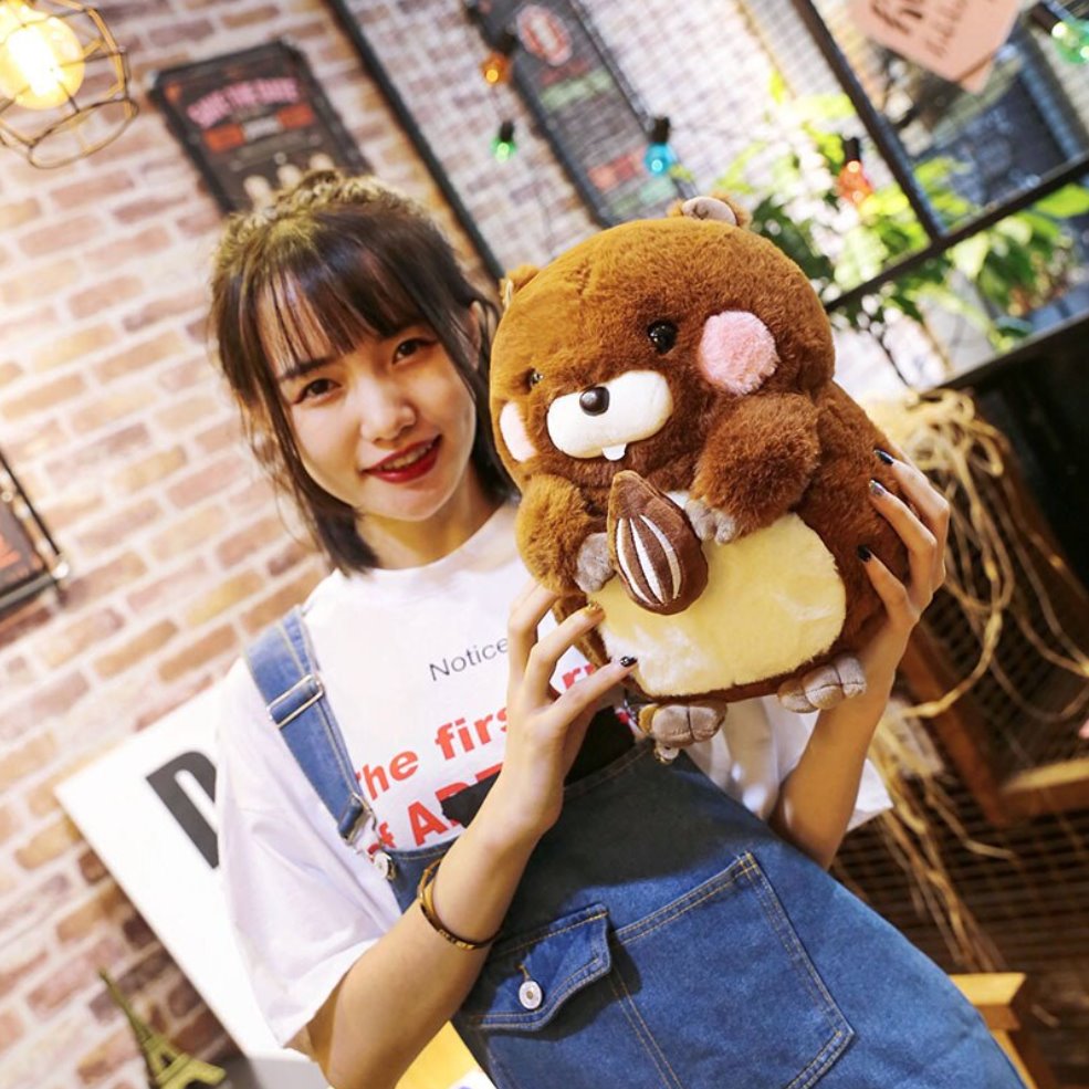 Snacking Beaver Plushies | LIMITED STOCK - Kawaiies - Adorable - Cute - Plushies - Plush - Kawaii