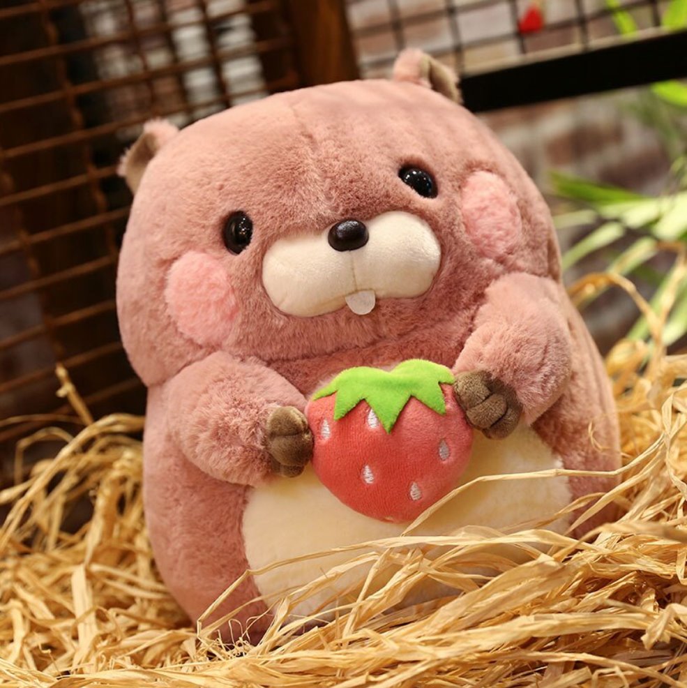 Snacking Beaver Plushies | LIMITED STOCK - Kawaiies - Adorable - Cute - Plushies - Plush - Kawaii