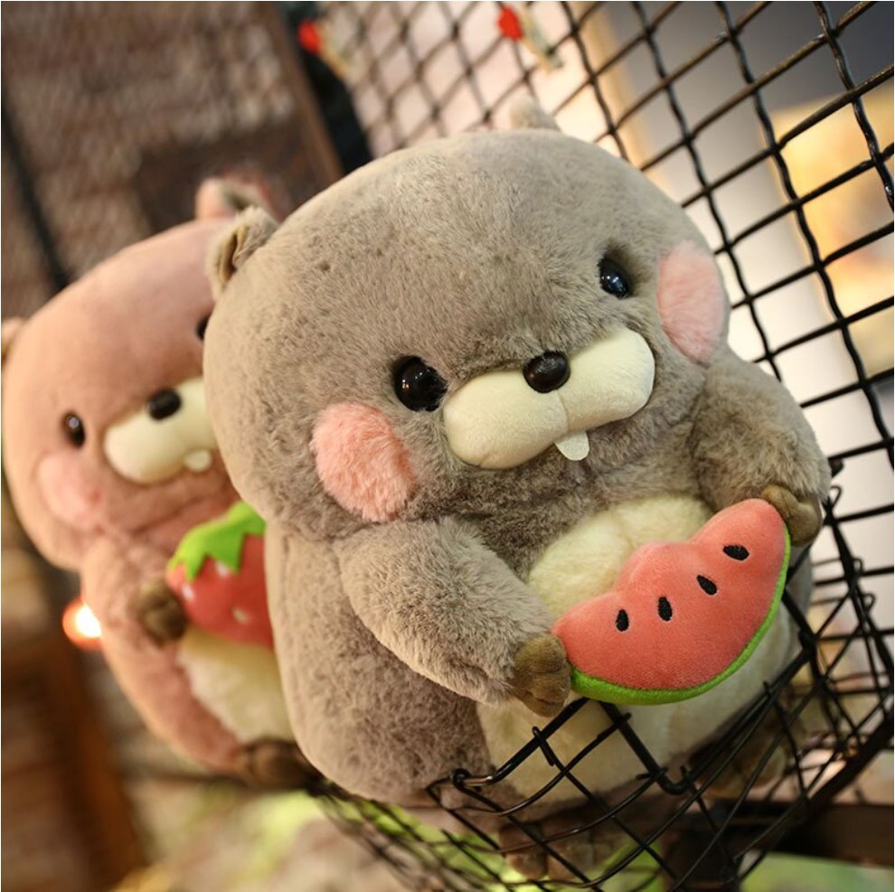 Snacking Beaver Plushies | LIMITED STOCK - Kawaiies - Adorable - Cute - Plushies - Plush - Kawaii