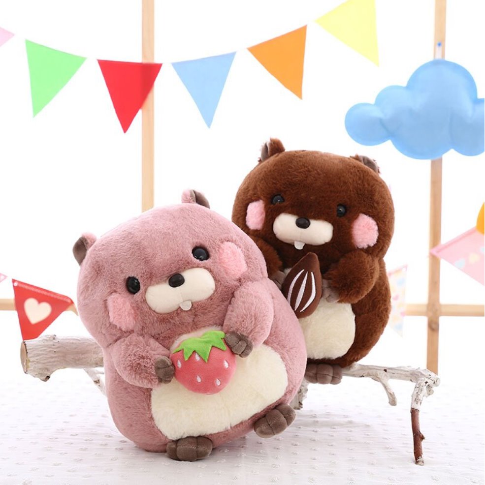 Snacking Beaver Plushies | LIMITED STOCK - Kawaiies - Adorable - Cute - Plushies - Plush - Kawaii