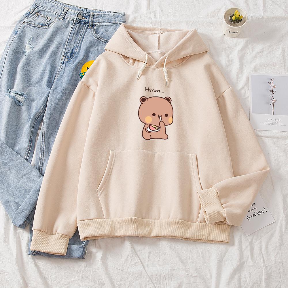 Snacking Teddy Bear Hoodies – Kawaiies