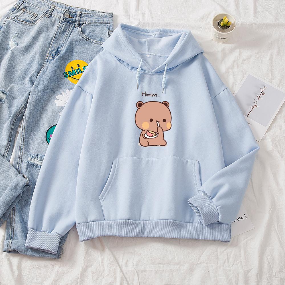 Snacking Teddy Bear Hoodies – Kawaiies