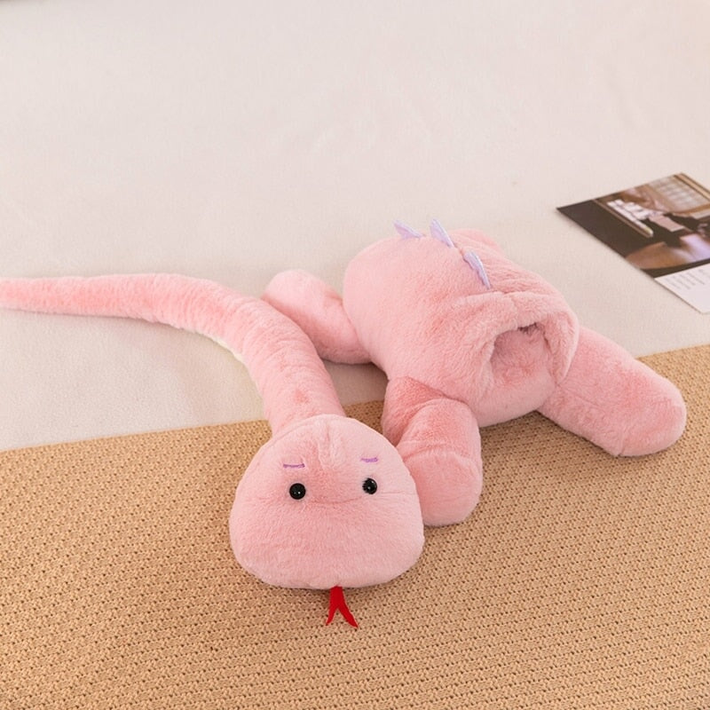 Snake & Dinosaur Combo Plushie - Kawaiies - Adorable - Cute - Plushies - Plush - Kawaii