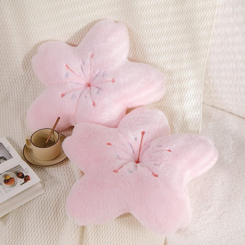 Soft Japanese Sakura Flower Cushion - Kawaiies - Adorable - Cute - Plushies - Plush - Kawaii