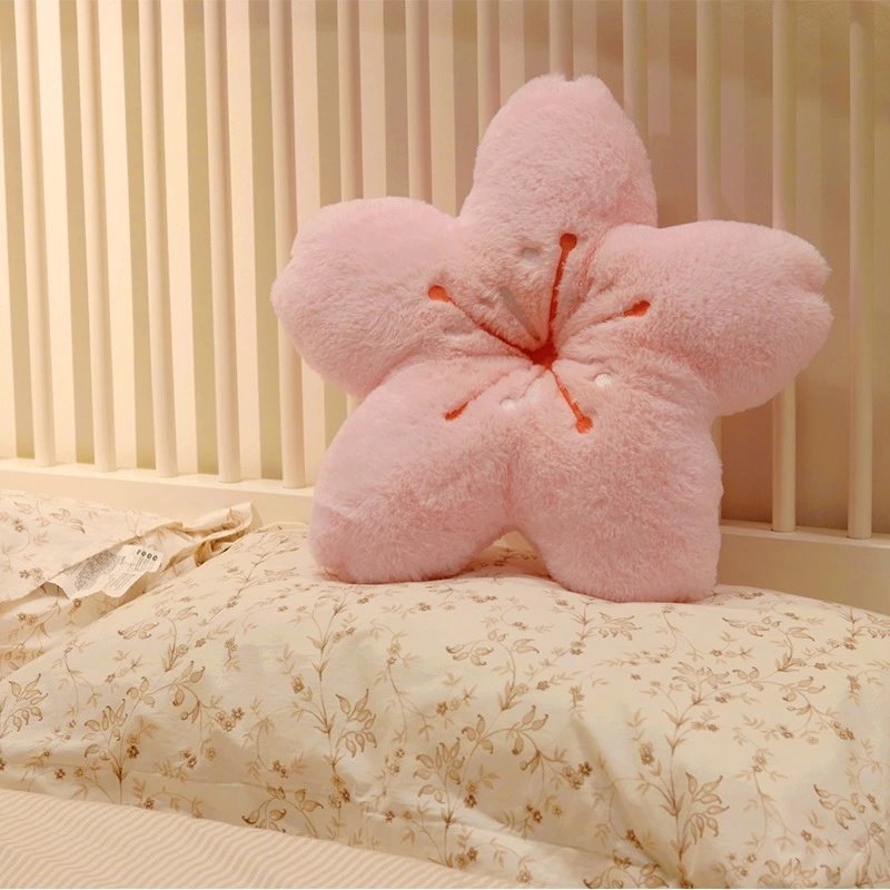 Soft Japanese Sakura Flower Cushion - Kawaiies - Adorable - Cute - Plushies - Plush - Kawaii