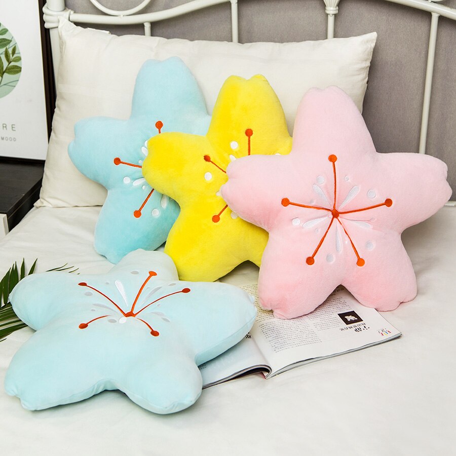 Soft Japanese Sakura Flower Cushion - Kawaiies - Adorable - Cute - Plushies - Plush - Kawaii