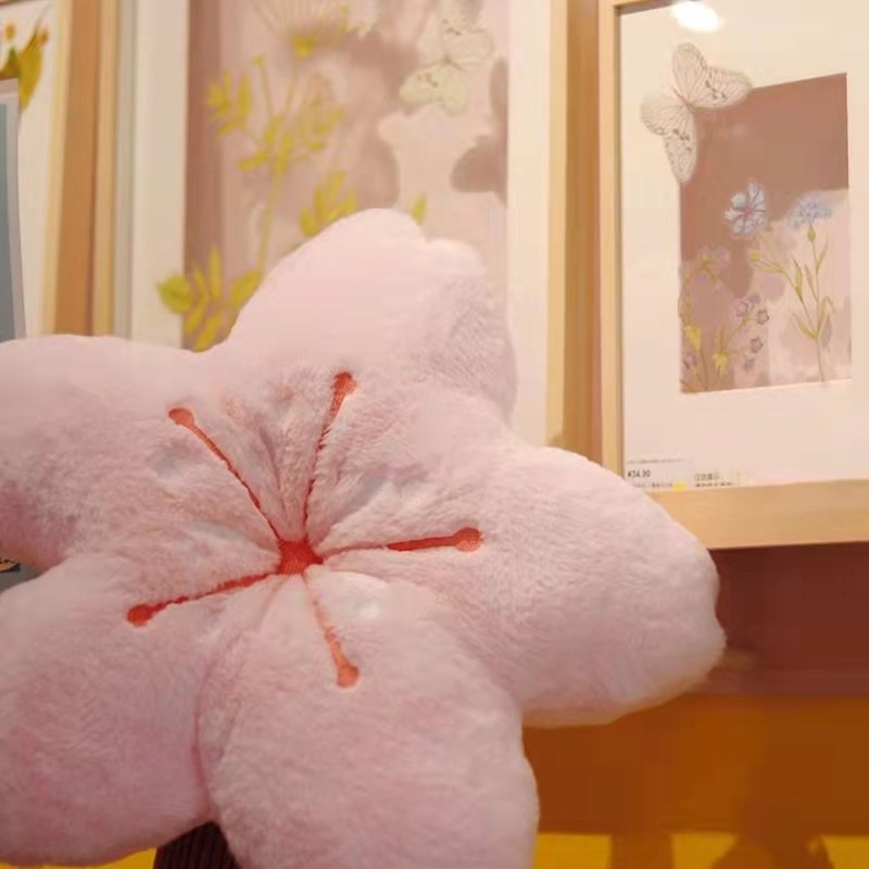 Soft Japanese Sakura Flower Cushion - Kawaiies - Adorable - Cute - Plushies - Plush - Kawaii