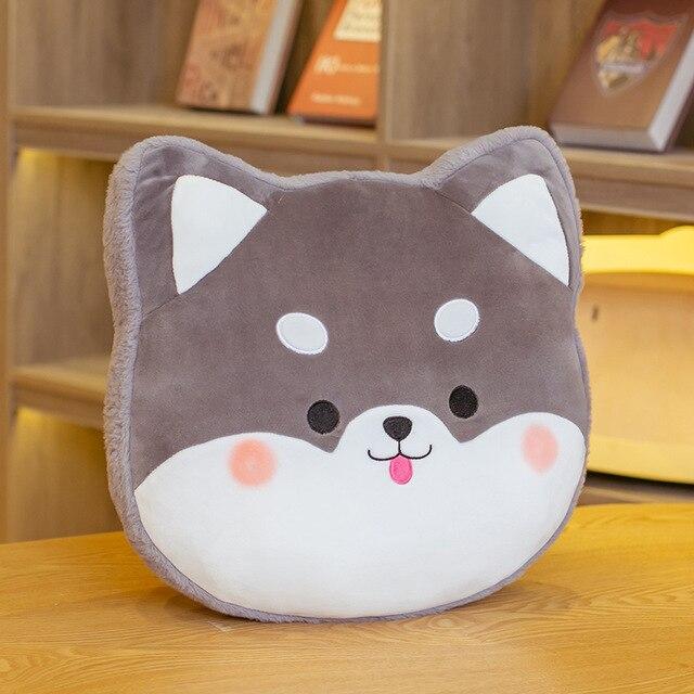 Kit Kat Huskie Shiba Cat Pig Plushie Cushion - Kawaiies - Adorable - Cute - Plushies - Plush - Kawaii